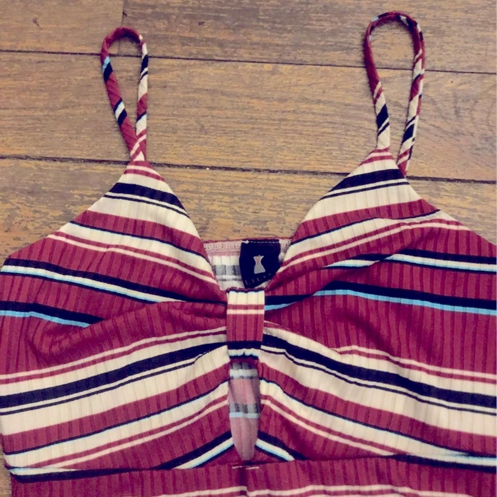 Striped Body Suit